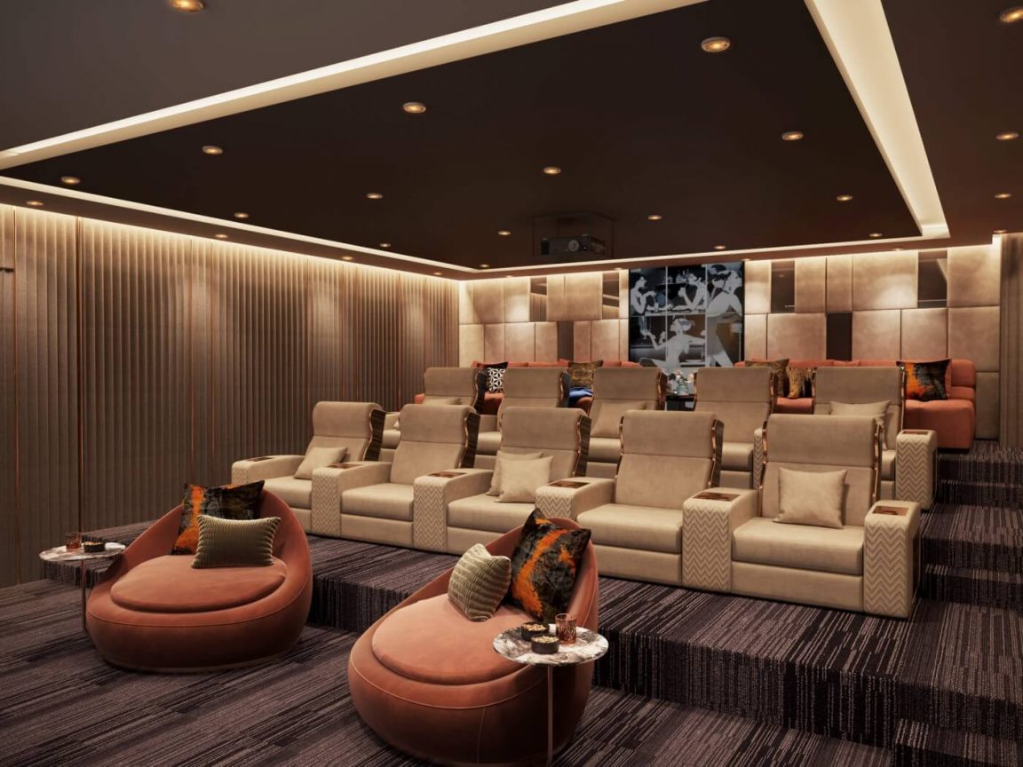 Luxury Home Theatre Inspirations from MADS Creations