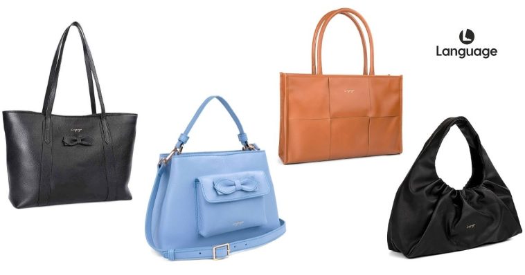 Elegant Handbags and Totes for Women from Language