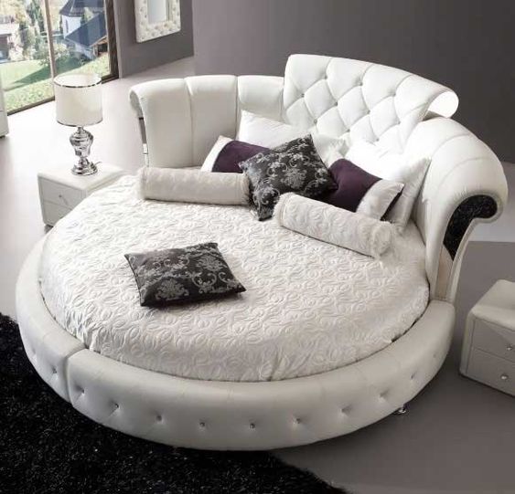 Curved furniture Bed