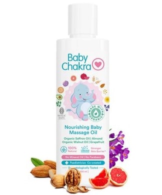 BabyChakra’s Nourishing Baby Massage Oil