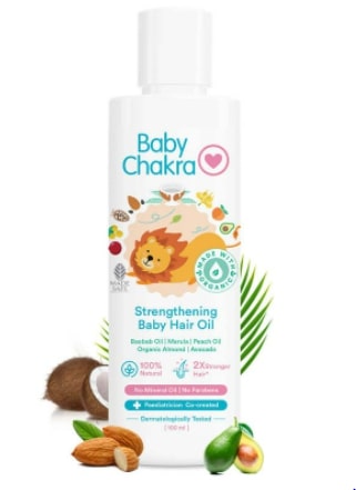 BabyChakra’s Strengthening Baby Hair Oil