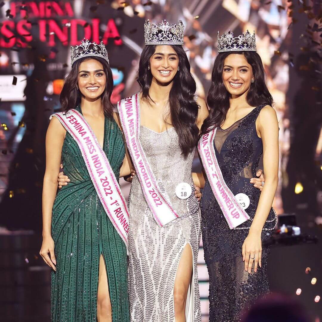 Femina Miss India 2022 Sini Shetty, Rubal Shekhawat, Shinata Chauhan