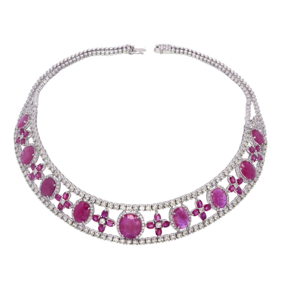 Fehmida Lakhany x Gemfields Ruby and Diamond Choker