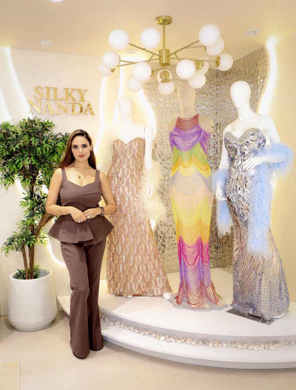 Designer Silky Nanda at her store SILKY NANDA in Defence Colony, New Delhi
